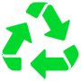 Recycle free icon for commercial use