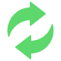 Recycle free icon for commercial use