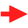 Red Big Arrow Right Direction free icon for commercial use