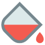 Red Coloring Bucket icon