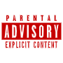 Red Parental Advisory icon