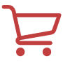 Red Shopping Cart free icon for commercial use