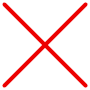 Red X free icon for commercial use