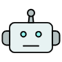 Robot free icon for commercial use