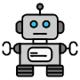 Robot free icon for commercial use