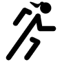 Running free icon for commercial use