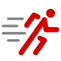 Running free icon for commercial use