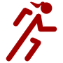 Running Woman free icon for commercial use