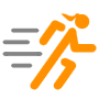 Running Woman free icon for commercial use