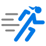 Running Woman free icon for commercial use