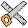 Saw And Ruler icon