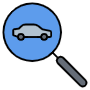 Search Car free icon for commercial use