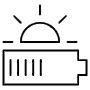 Solar Energy Battery free icon for commercial use