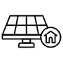 Solar Energy Battery free icon for commercial use