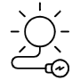 Solar Energy Bulb icon