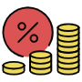 Tax free icon for commercial use
