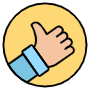 Thumbs Up free icon for commercial use