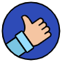 Thumbs Up free icon for commercial use