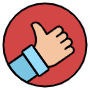Thumbs Up free icon for commercial use