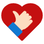 Thumbs Up And Heart free icon for commercial use