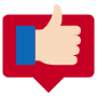 Thumbs Up Speech Bubble free icon for commercial use