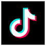 Tiktok Logo square free icon for commercial use