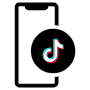 Tiktok Phone free icon for commercial use