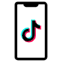 Tiktok Smart Phone free icon for commercial use