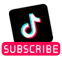 Tiktok Subscribe Logo free icon for commercial use