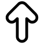 Up Arrow free icon for commercial use