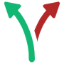 Up Curved Arrows icon