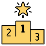 Winner Podium free icon for commercial use