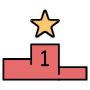 Winner Podium free icon for commercial use