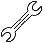 Wrench free icon for commercial use