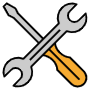 Wrench And Screwdriver free icon for commercial use