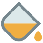Yellow Coloring Bucket icon