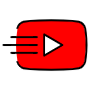 Youtube Aestethic Red Symbol free icon for commercial use