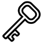 Key free icon for commercial use