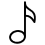 Music Note free icon for commercial use