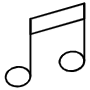 Music Note free icon for commercial use