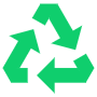 Recycle free icon for commercial use