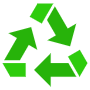 Recycle free icon for commercial use