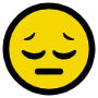 Sad Face Emoji icon