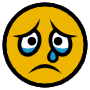 Sad Face Emoji icon