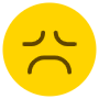 Sad Face Emoji free icon for commercial use
