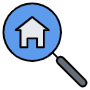 Search Home free icon for commercial use