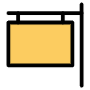 Signboard free icon for commercial use