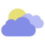 Sun And Clouds free icon for commercial use
