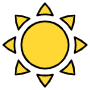 Sun free icon for commercial use