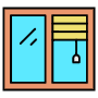 Window Curtain free icon for commercial use